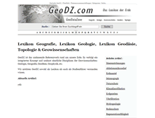 Tablet Screenshot of geodz.com